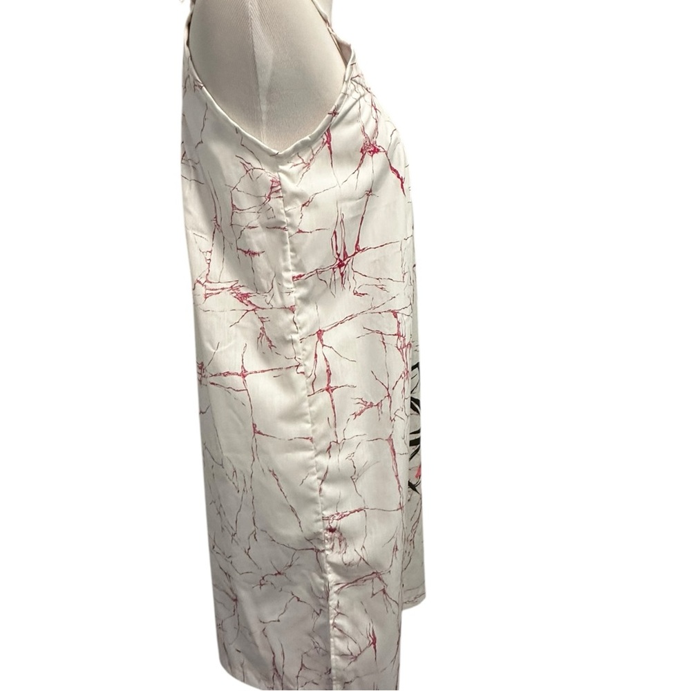 Laurie Lei Dress Juniors One Size White Hawaiian Bamboo Floral Cotton Blend Tie - Picture 9 of 16